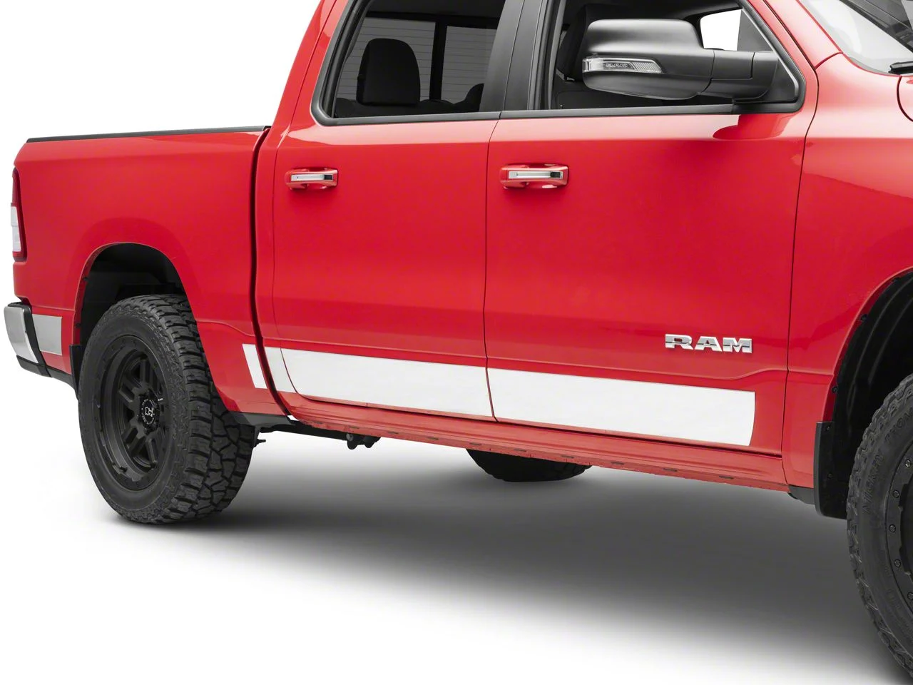 Rocker Panel Trim; Stainless Steel (19-26 RAM 1500 Crew Cab w/ 5.7-Foot Box)