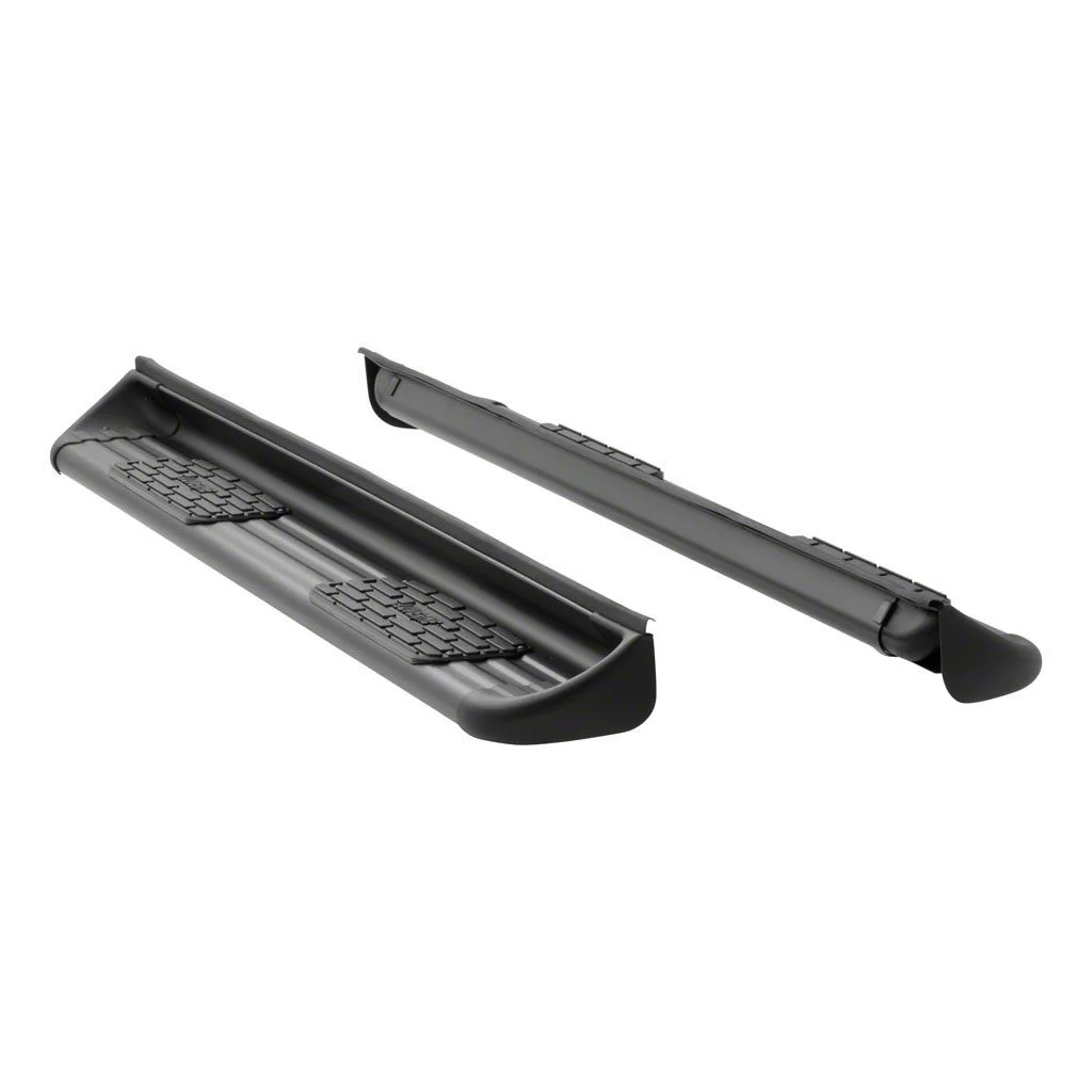 Stainless Side Entry Running Boards without Mounting Brackets; Textured Black (19-26 RAM 1500 Crew Cab)
