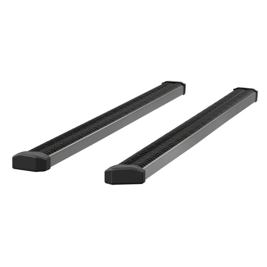 SlimGrip 5-Inch Running Boards without Mounting Brackets; Textured Black (09-26 RAM 1500 Crew Cab)
