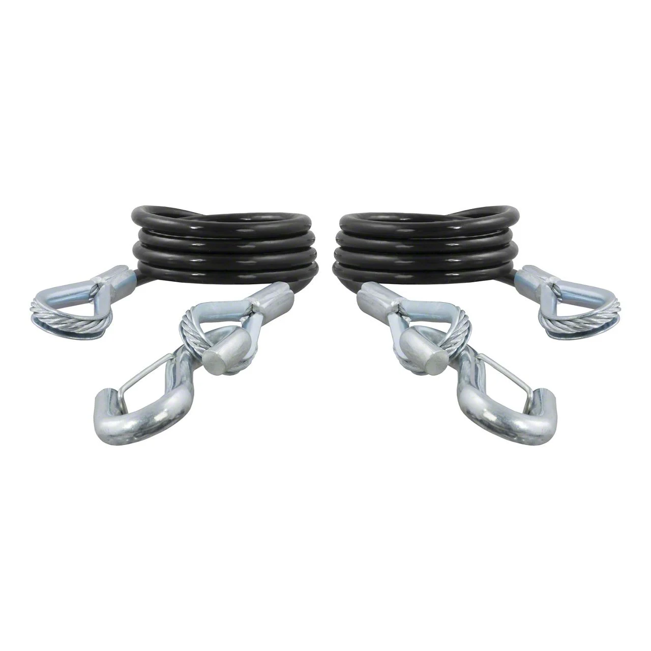 Safety Cables with Snap Hooks; 43-7/8-Inch; 3,500 lb.