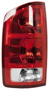 Replacement Tail Light; Chrome Housing; Red/Clear Lens; Driver Side (02-06 RAM 1500)