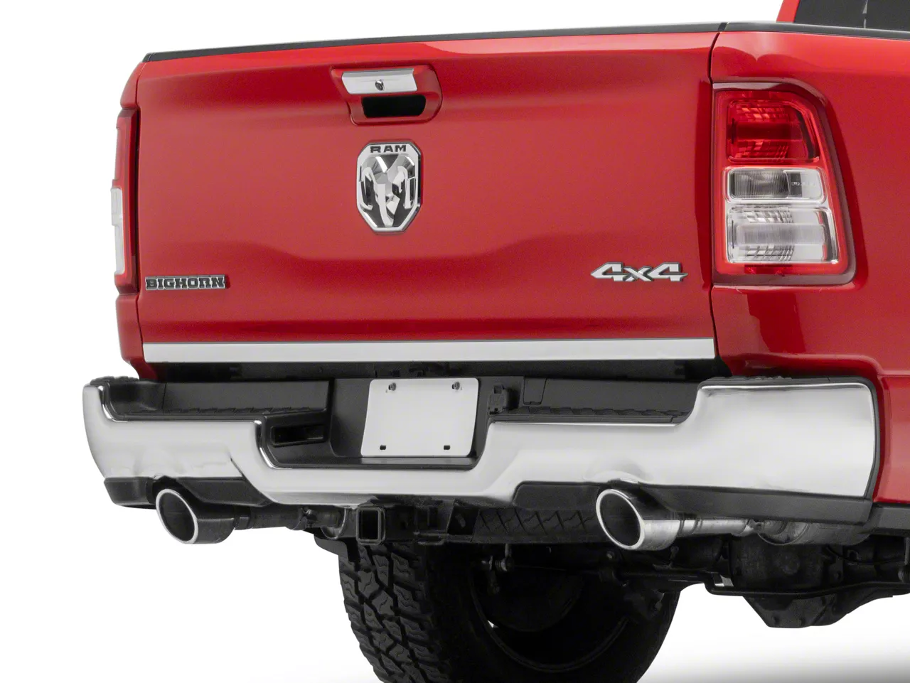 Tailgate Accent Trim; Stainless Steel (19-26 RAM 1500 w/o Multifunction Tailgate)