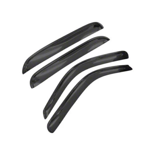 Tape-On Rain Guards; Front and Rear; Smoke (19-26 RAM 1500 Crew Cab)