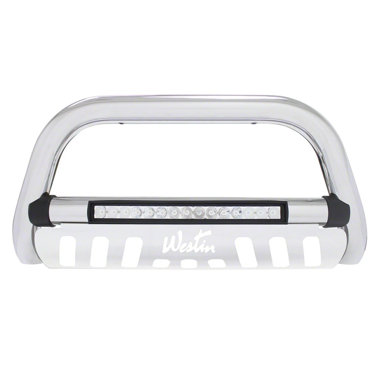 Westin Ultimate LED Bull Bar; Stainless Steel (19-24 RAM 1500, Excluding Rebel & TRX)