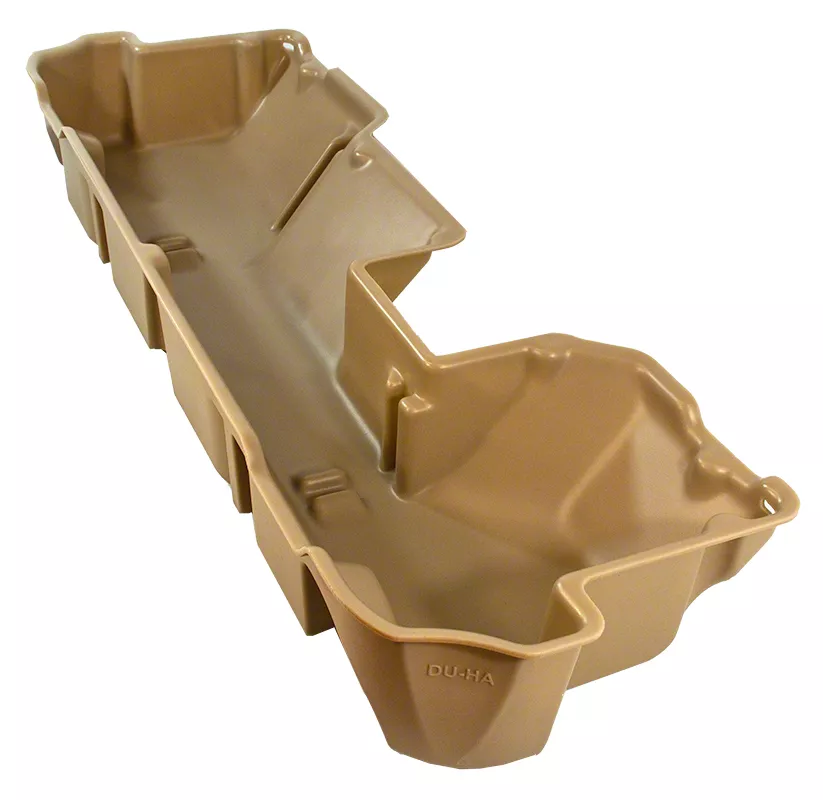 Underseat Storage; Tan (19-26 RAM 1500 Crew Cab w/o Factory Subwoofer)