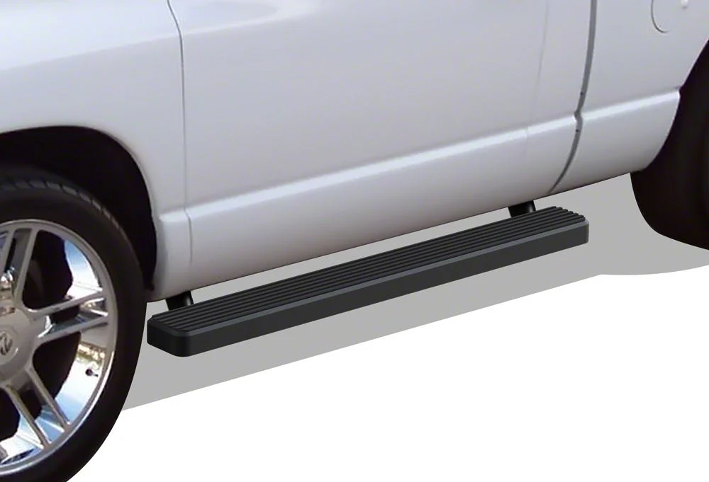 4-Inch iStep Running Boards; Black (03-09 RAM 2500 Regular Cab)