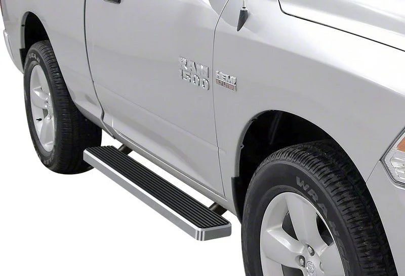 5-Inch iStep Running Boards; Hairline Silver (10-26 RAM 2500 Regular Cab)