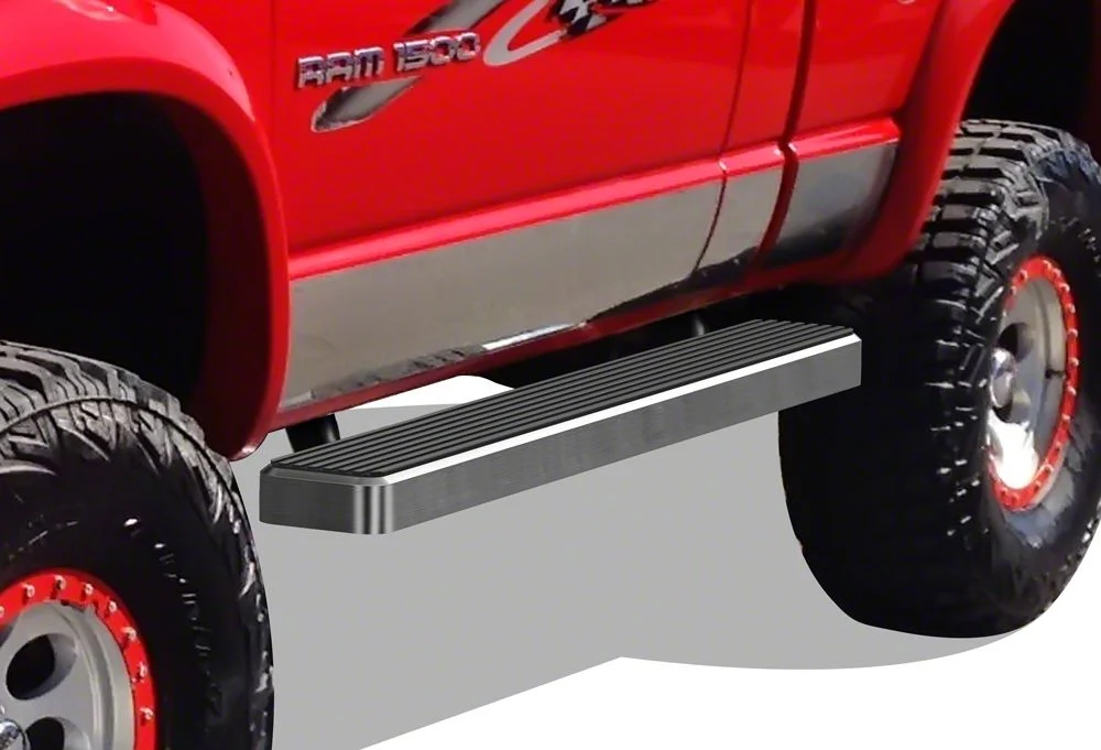 5-Inch iStep Running Boards; Hairline Silver (03-09 RAM 2500 Regular Cab)