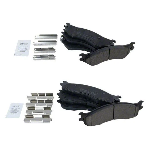 Ceramic Brake Pads; Front and Rear (03-08 RAM 2500)