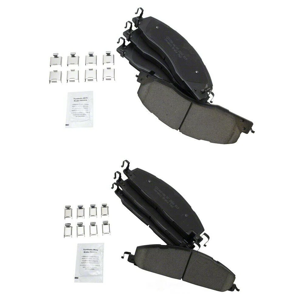 Ceramic Brake Pads; Front and Rear (09-18 RAM 2500)