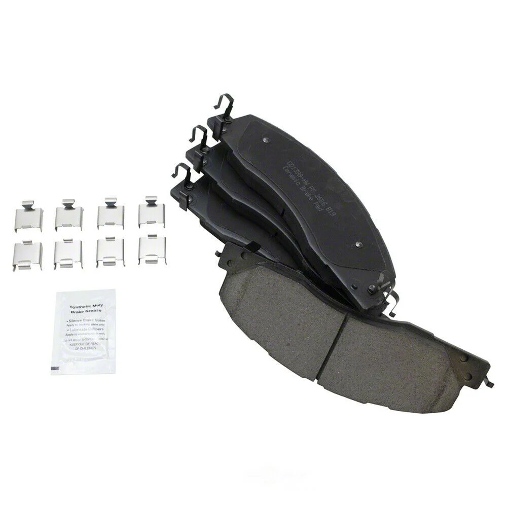 Ceramic Brake Pads; Front Pair (09-18 RAM 2500)