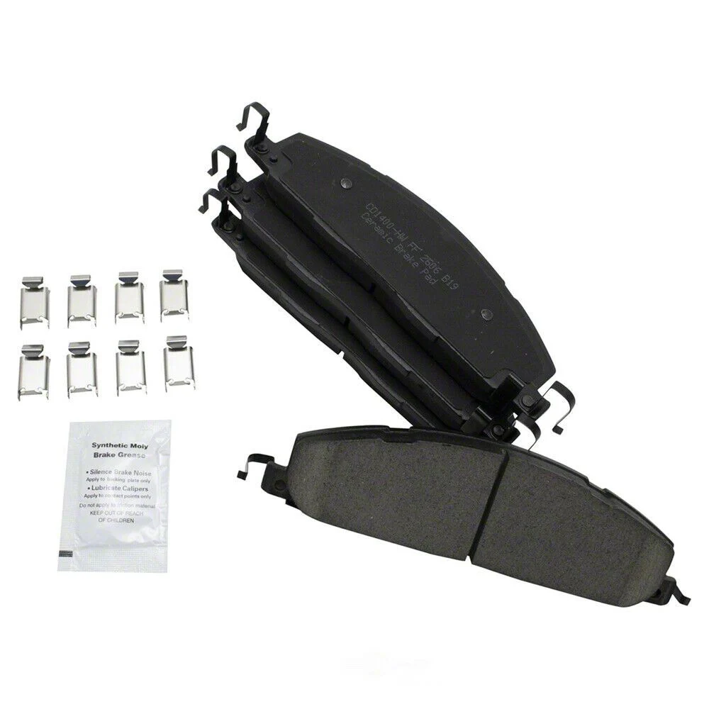 Ceramic Brake Pads; Rear Pair (09-18 RAM 2500)