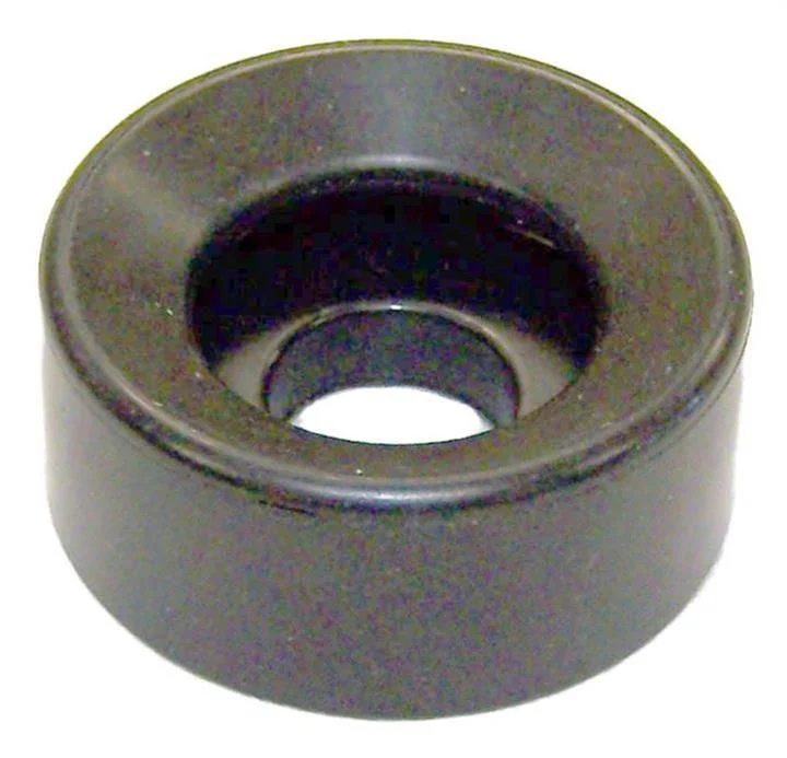 Hood Stop Buffer; Black Rubber Bumper (2003 RAM 2500)