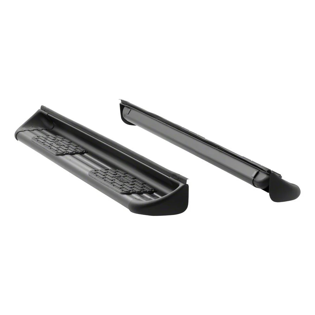 Stainless Side Entry Running Boards without Mounting Brackets; Textured Black (10-26 RAM 2500 Crew Cab)