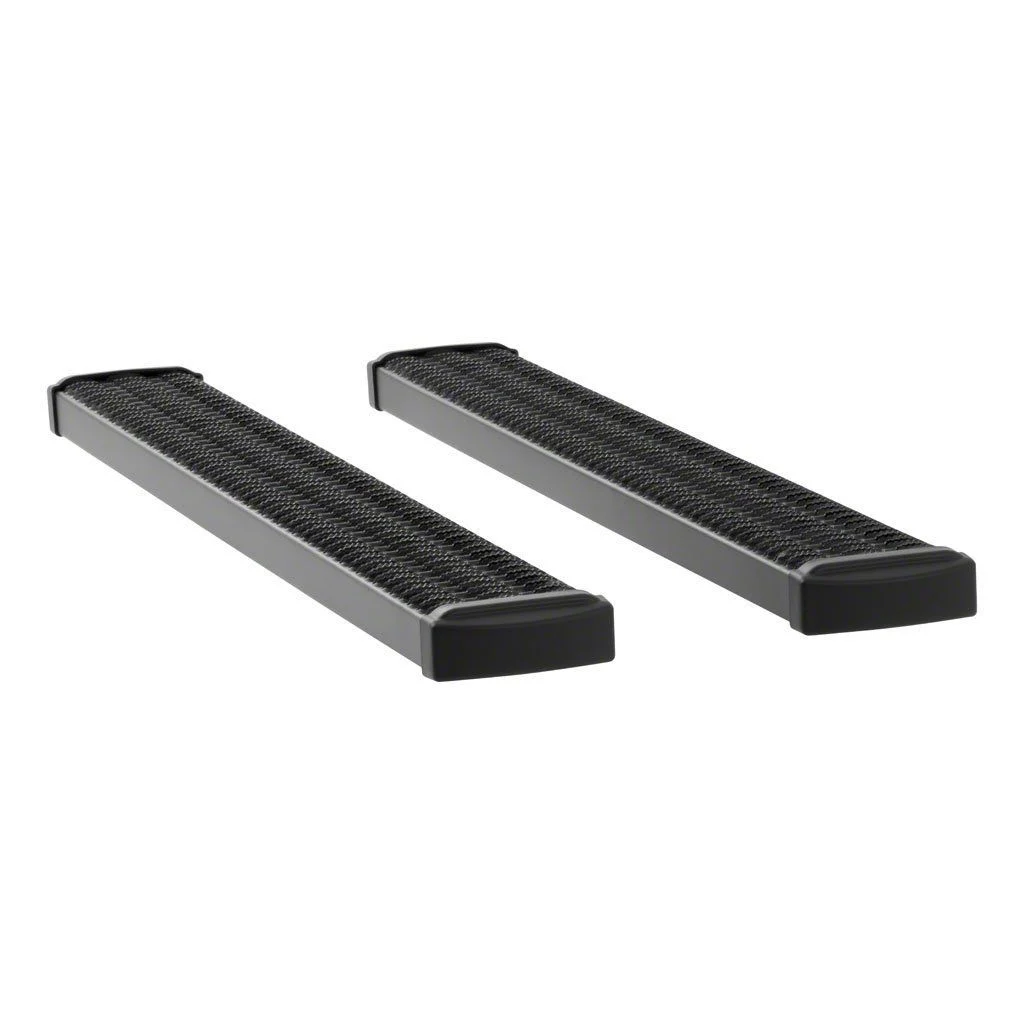 Grip Step 7-Inch Running Boards without Mounting Brackets; Textured Black (10-26 RAM 2500 Regular Cab)