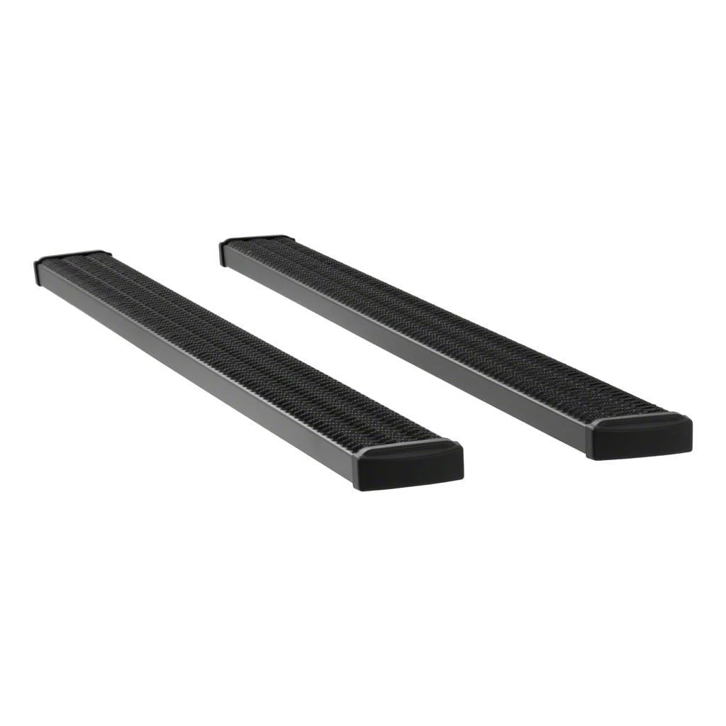 Grip Step 7-Inch Running Boards without Mounting Brackets; Textured Black (14-26 RAM 2500 Crew Cab w/ 6.4-Foot Box)