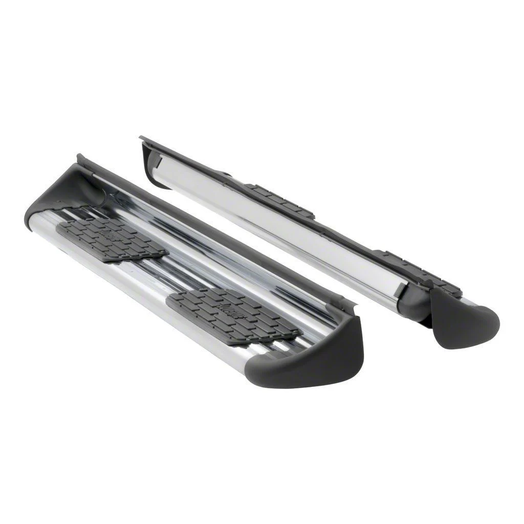 Stainless Side Entry Running Boards without Mounting Brackets; Polished (10-26 RAM 2500 Crew Cab)