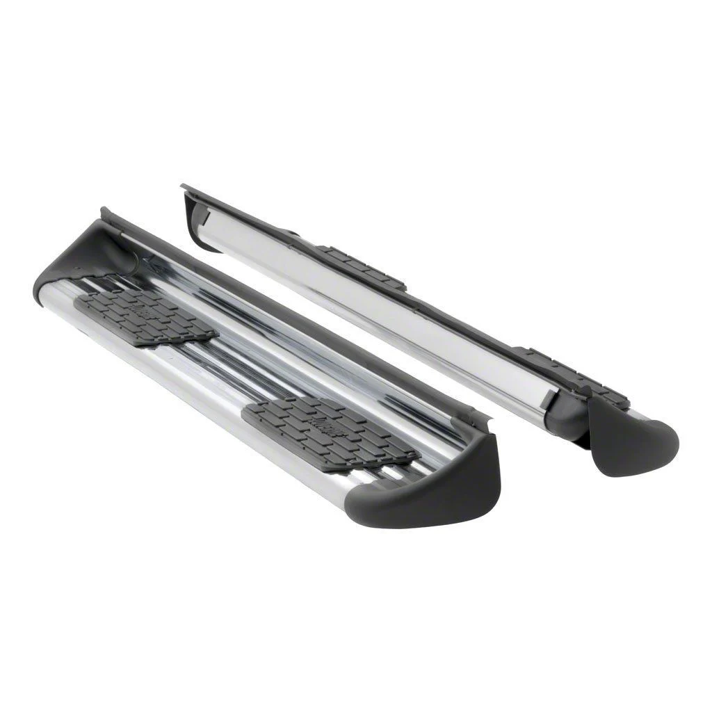 Stainless Side Entry Running Boards without Mounting Brackets; Polished (10-26 RAM 2500 Mega Cab)