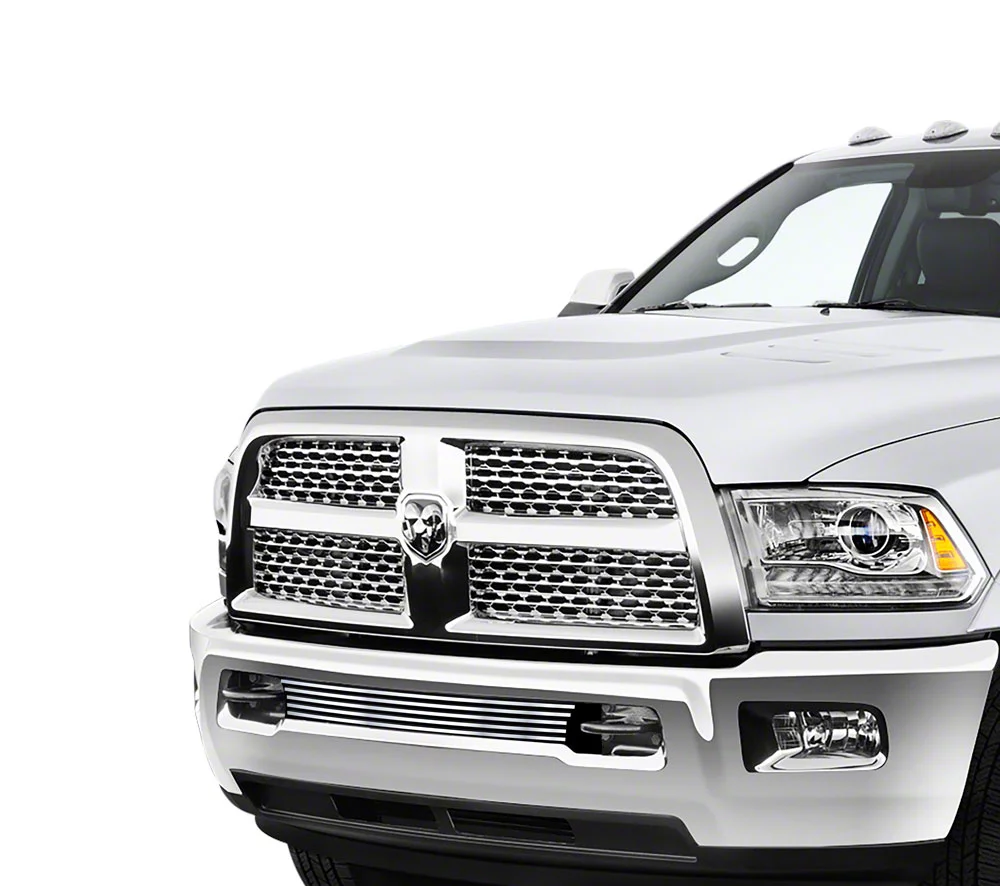 Stainless Steel Billet Lower Grille Insert; Chrome (13-18 RAM 2500)