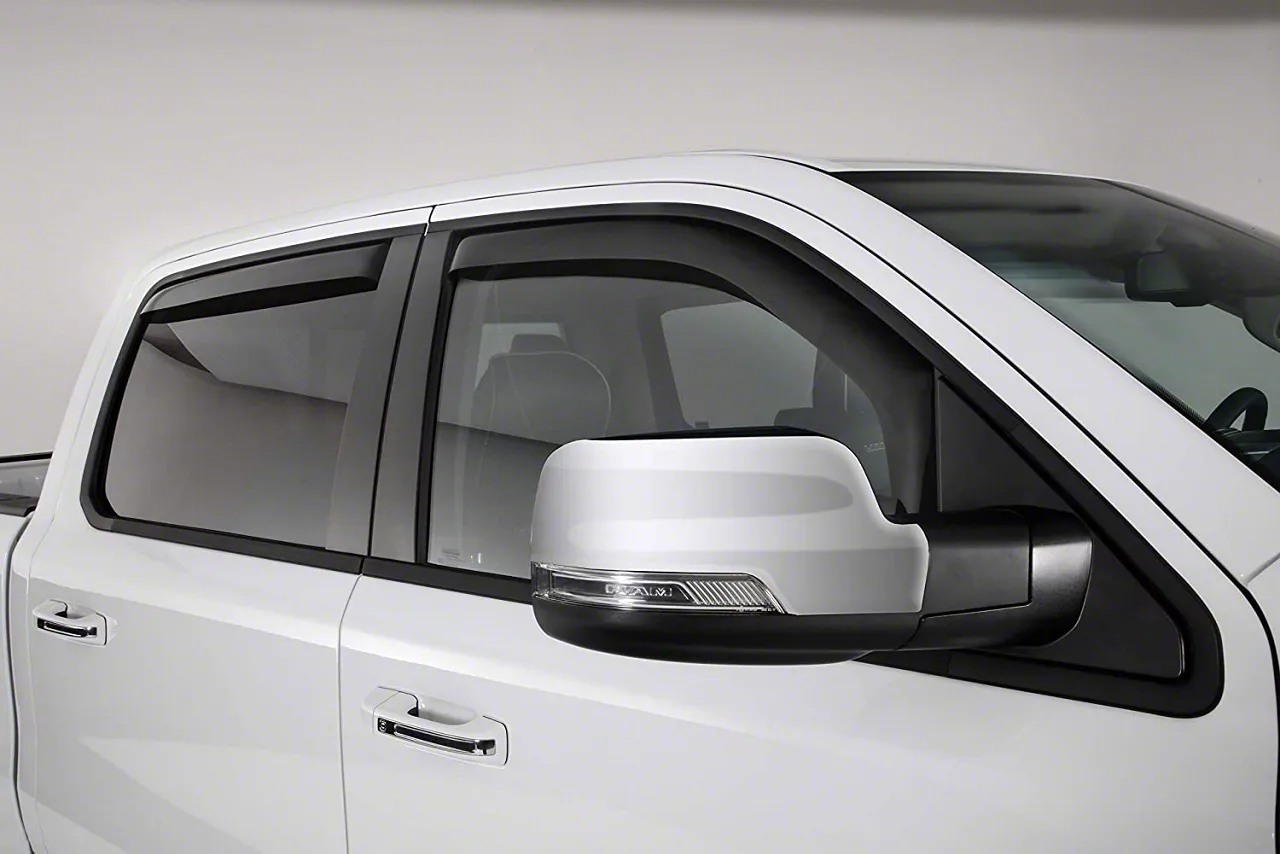 Ventgard Window Deflectors; Smoked (19-26 RAM 2500 Crew Cab)