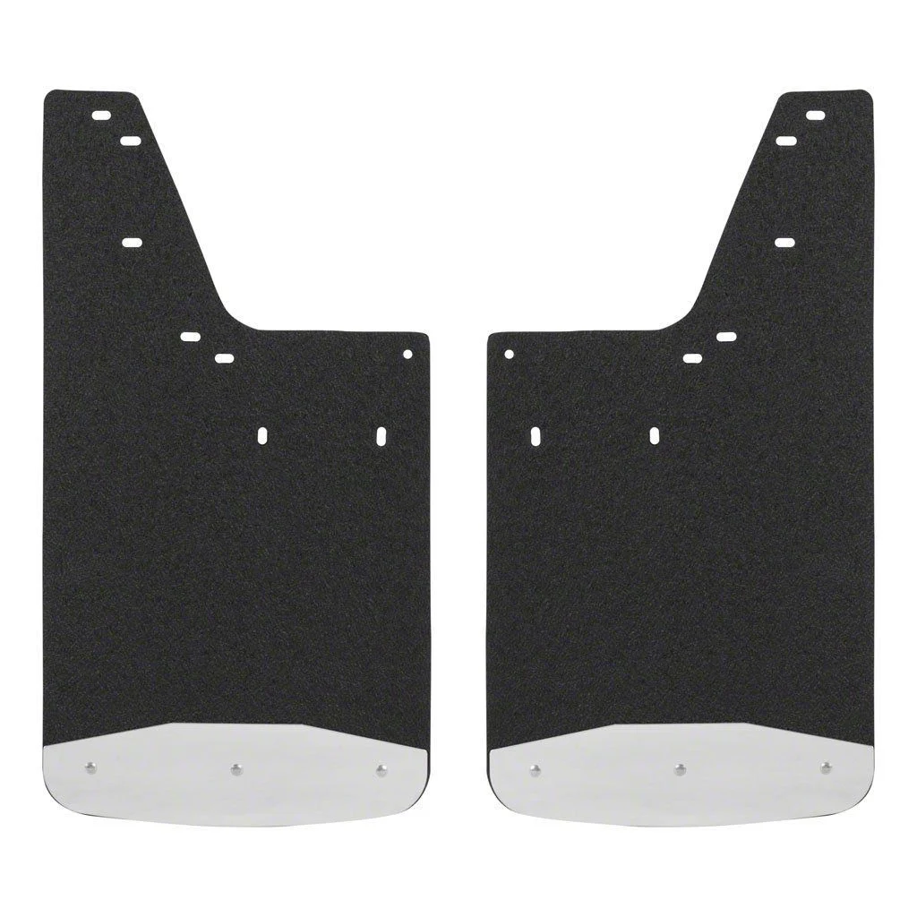 Textured Rubber Mud Guards; Front or Rear; 12-Inch x 23-Inch (03-09 RAM 3500)