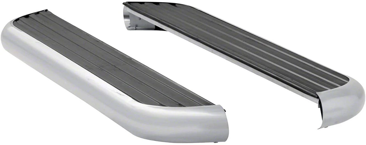 MegaStep 6.50-Inch Running Boards; Body Mount; Polished Stainless (10-26 RAM 3500 Regular Cab)