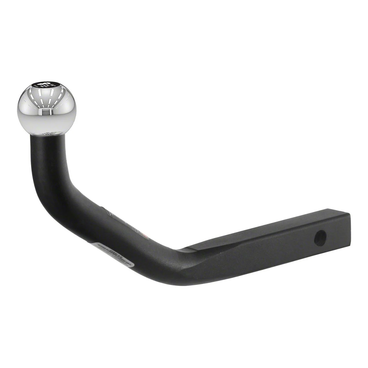 1-1/4-Inch Receiver Hitch Euro Ball Mount with 1-7/8-Inch Ball; 5-1/8-Inch Rise (Universal; Some Adaptation May Be Required)