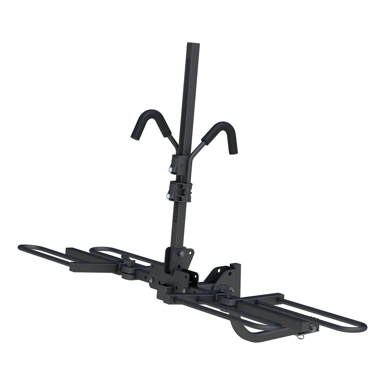 1-1/4 to 2-Inch Receiver Hitch Tray-Style Bike Rack; Carries 2 Bikes (Universal; Some Adaptation May Be Required)