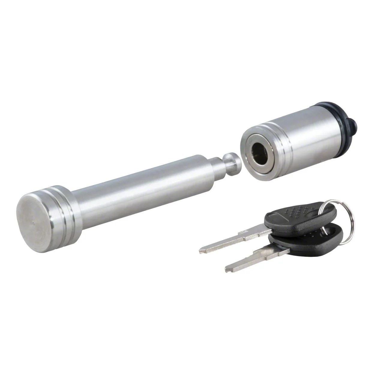 2-Inch Receiver Hitch 5/8-Inch Hitch Lock; Stainless Steel