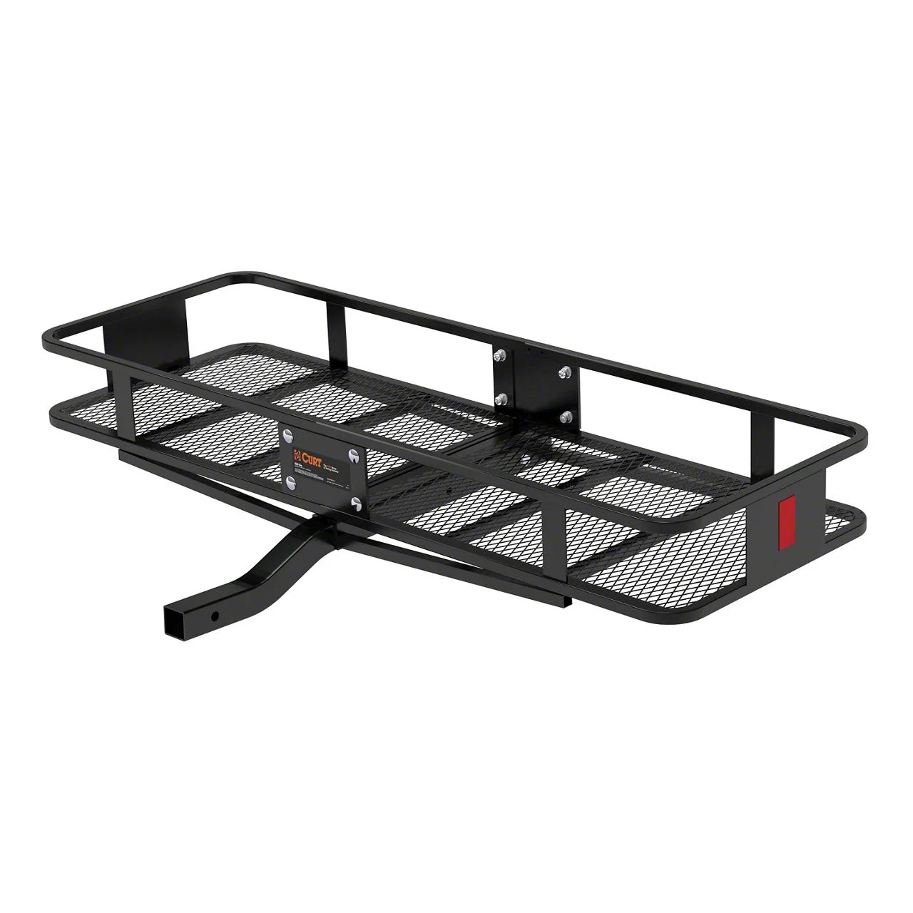 2-Inch Receiver Hitch Basket-Style Cargo Carrier; Fixed Shank; 60-Inch x 22-Inch (Universal; Some Adaptation May Be Required)