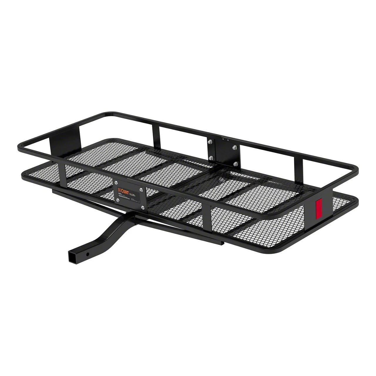 2-Inch Receiver Hitch Basket-Style Cargo Carrier; Fixed Shank; 60-Inch x 24-Inch (Universal; Some Adaptation May Be Required)