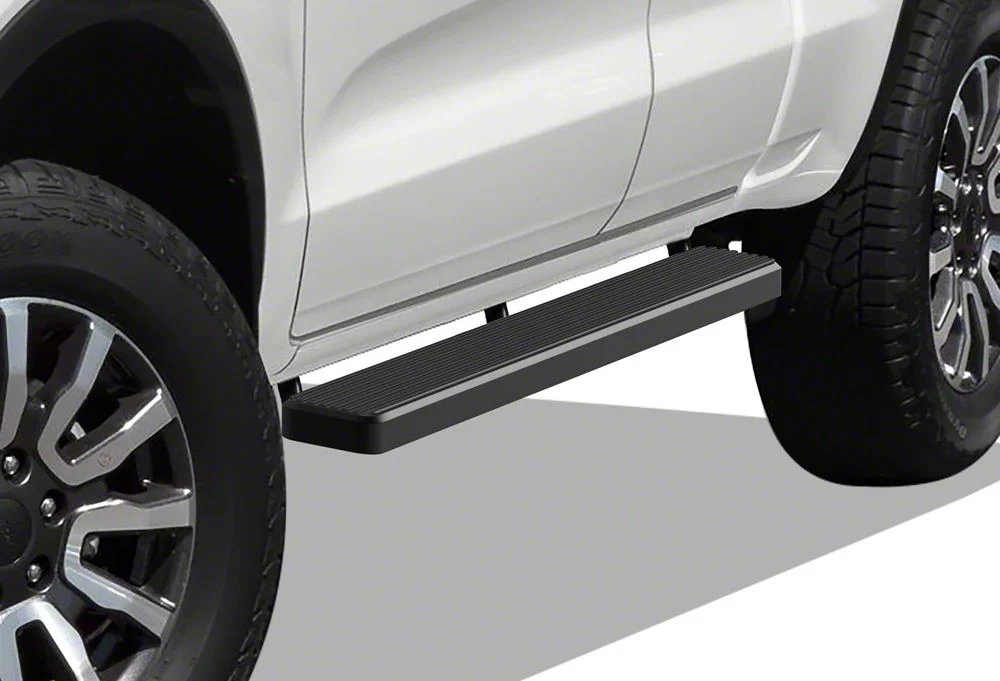 5-Inch iStep Running Boards; Black (19-23 Ranger SuperCab)