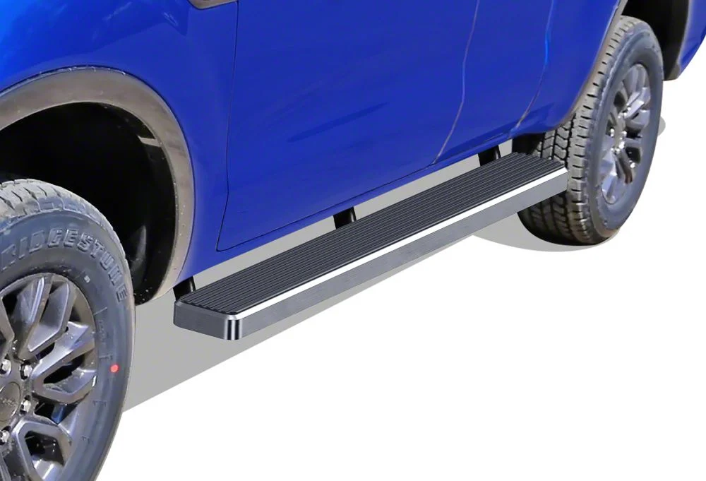 5-Inch iStep Running Boards; Hairline Silver (19-23 Ranger SuperCab)