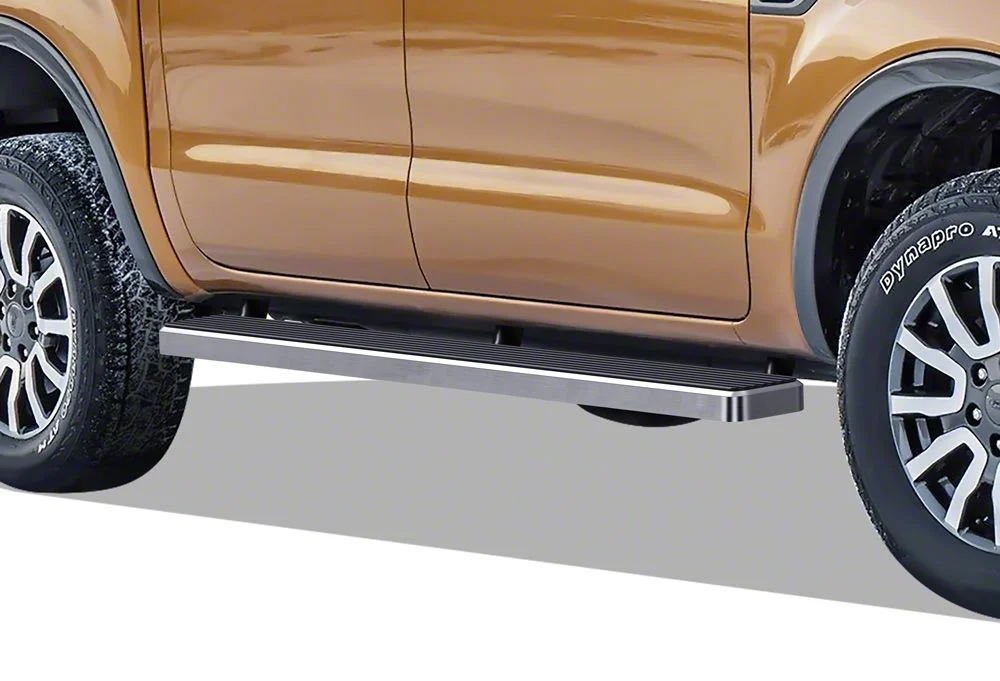 6-Inch iStep Running Boards; Hairline Silver (19-26 Ranger SuperCrew)