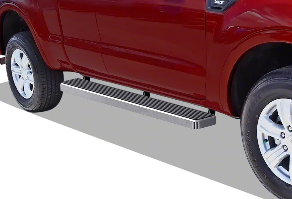 6-Inch iStep Running Boards; Hairline Silver (19-23 Ranger SuperCab)