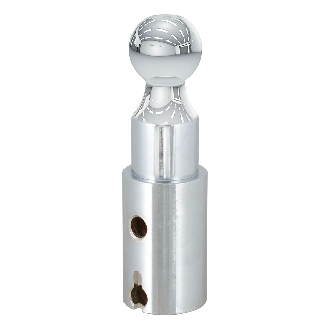 Double Lock 2-5/16-Inch Offset Gooseneck Ball; 1-Inch Rise for Bed Liner