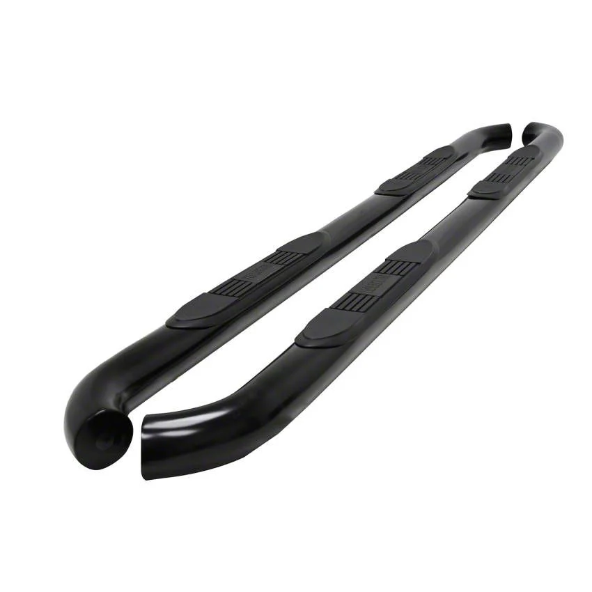 E-Series 3-Inch Nerf Side Step Bars; Black (19-26 Ranger SuperCrew)