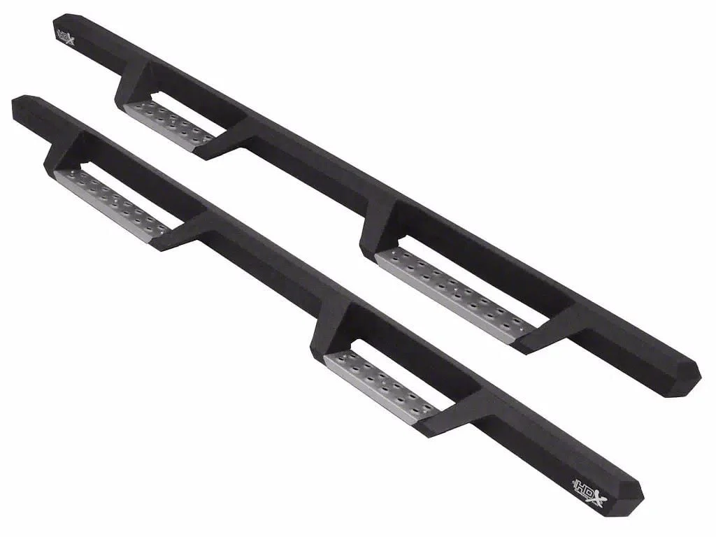 Westin HDX Stainless Drop Nerf Side Step Bars; Textured Black (19-26 Ranger SuperCrew)