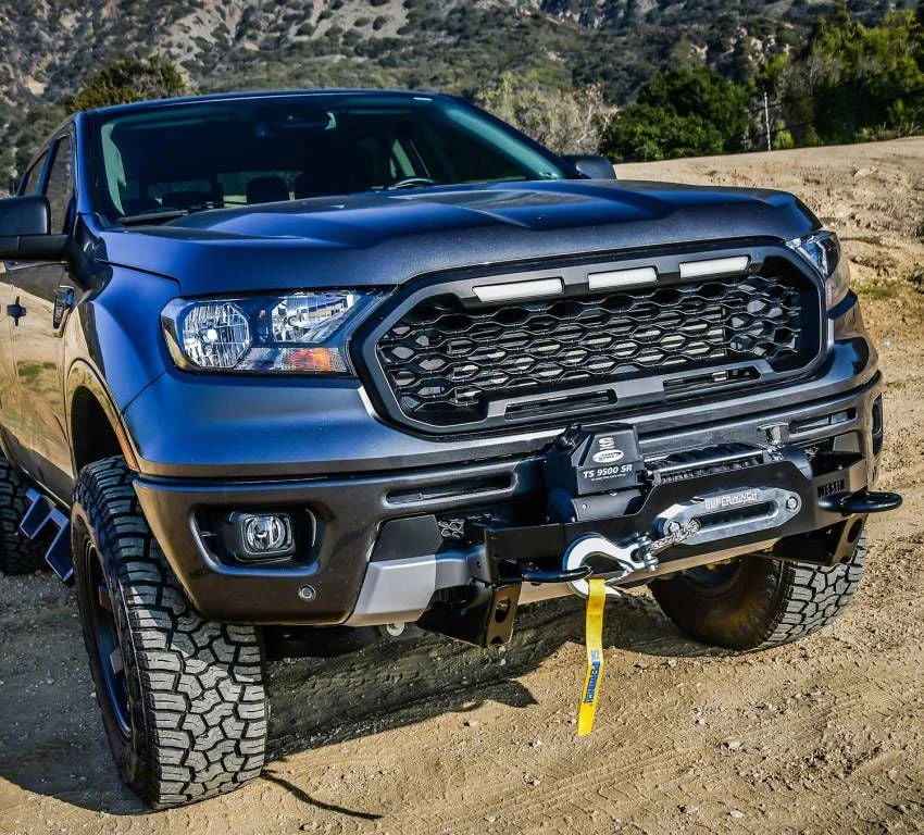 Westin Max Winch Tray; Textured Black (19-24 Ranger)