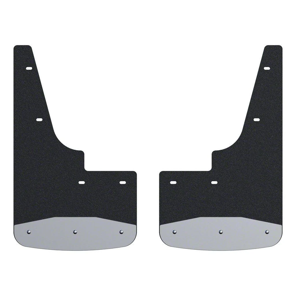 Textured Rubber Mud Guards; Front; 12-Inch x 20-Inch (19-23 Ranger)