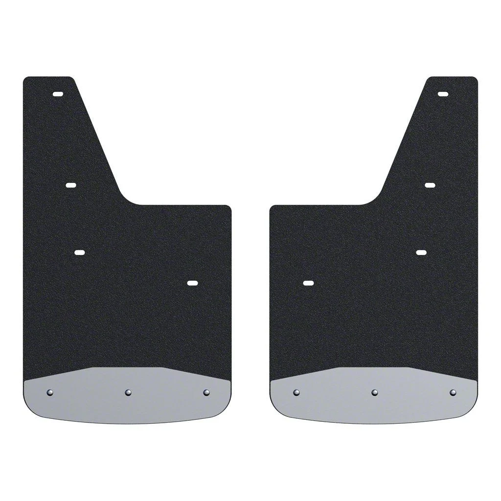 Textured Rubber Mud Guards; Rear; 12-Inch x 20-Inch (19-23 Ranger)