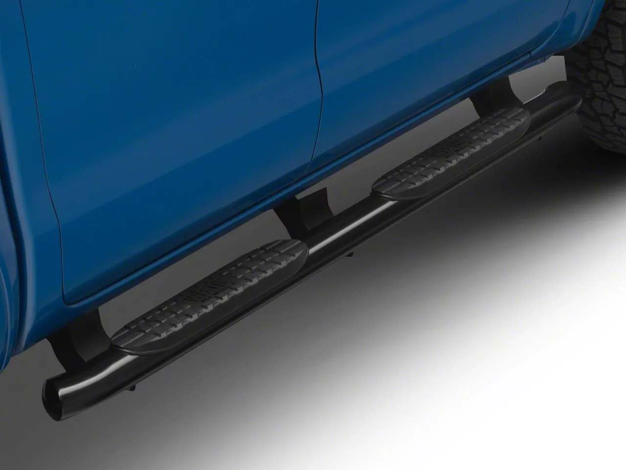 Pro Traxx 4-Inch Oval Side Step Bars; Black (19-26 Ranger SuperCrew)
