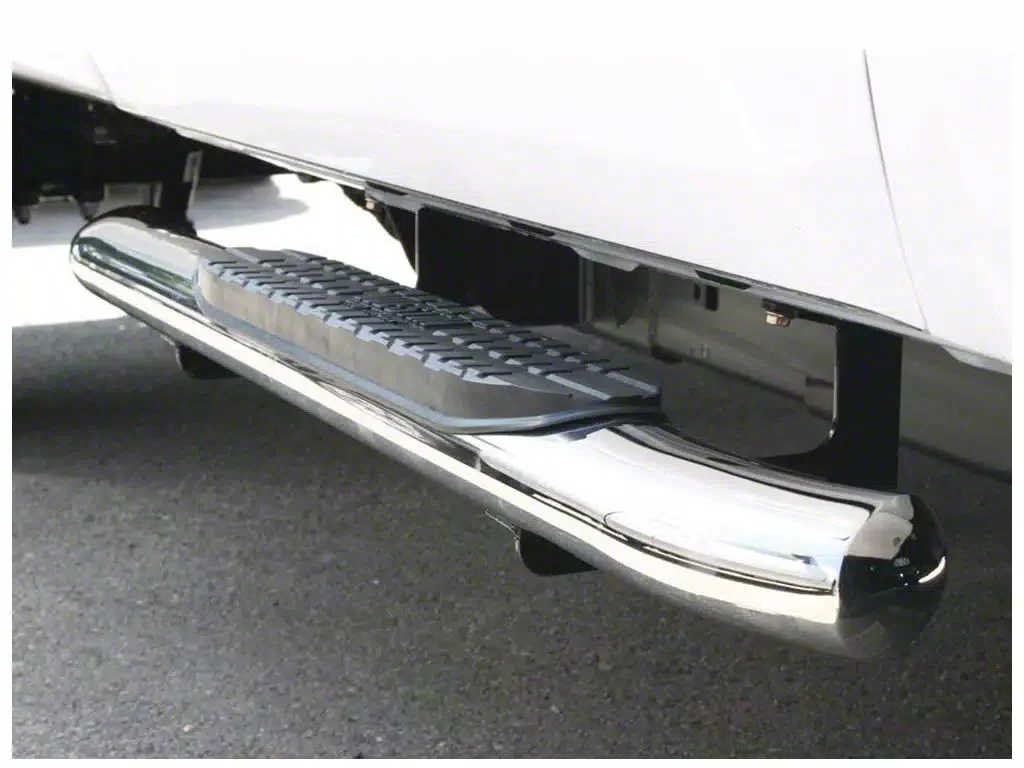 Pro Traxx 4-Inch Oval Side Step Bars; Stainless Steel (19-26 Ranger SuperCrew)