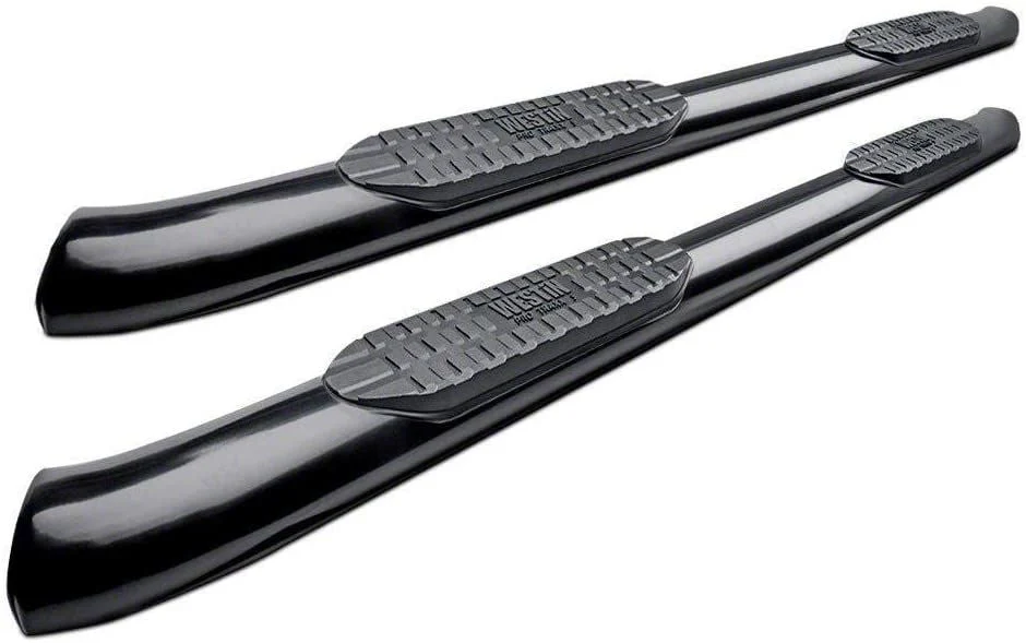 Westin Pro Traxx 5-Inch Oval Side Step Bars; Black (19-26 Ranger SuperCrew)
