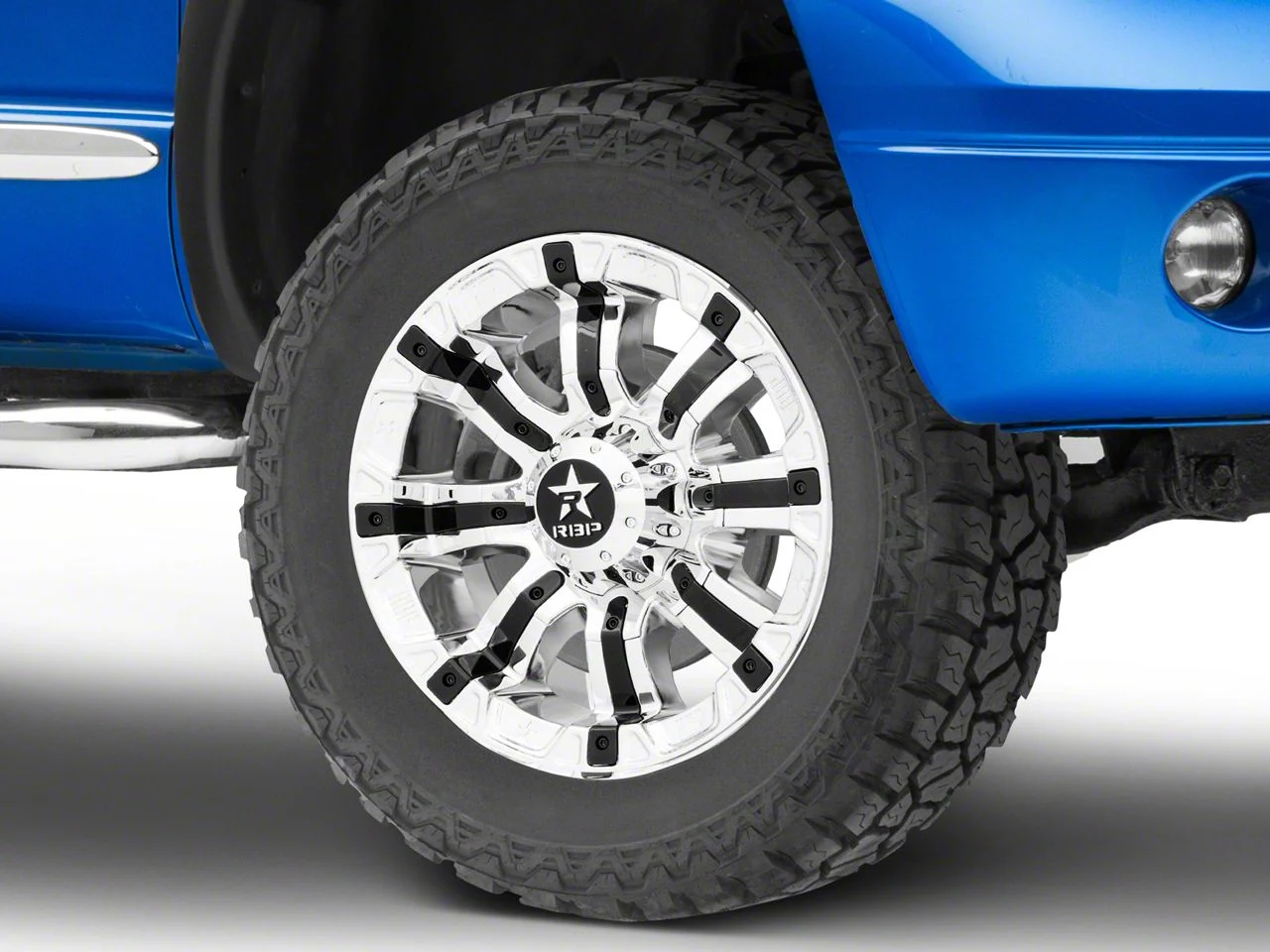 RBP 94R Chrome with Black Inserts 5-Lug Wheel; 20x9; 0mm Offset (02-08 RAM 1500, Excluding Mega Cab)