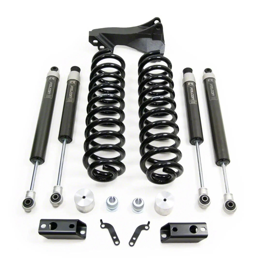ReadyLIFT 2.50-Inch Front Coil Spring Lift Kit with Falcon 1.1 Monotube Shocks (20-26 4WD 6.7L Powerstroke F-350 Super Duty)