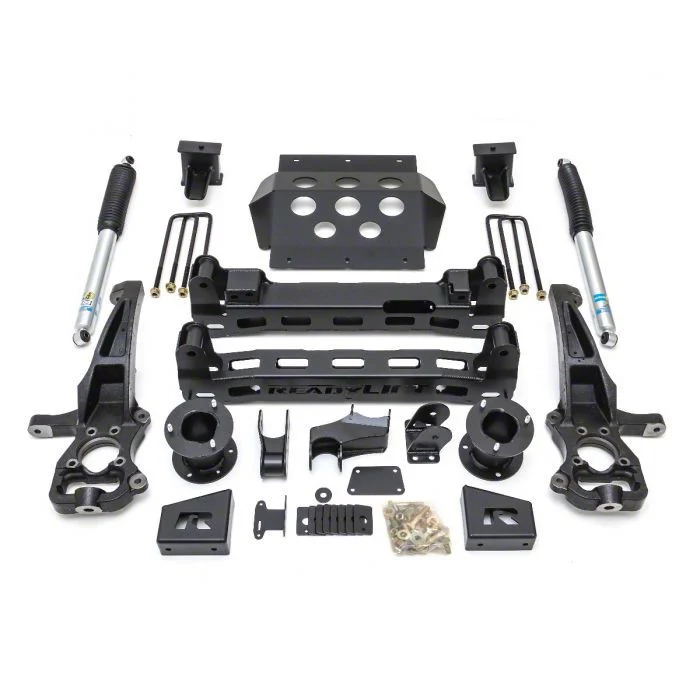ReadyLIFT 6-Inch Big Lift Suspension Lift Kit with Bilstein 5100 Shocks (19-24 4WD Sierra 1500, Excluding AT4)