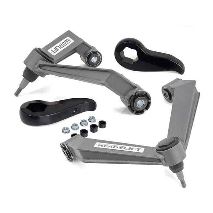 ReadyLIFT 2.25-Inch Forged Torsion Front Leveling Kit with Heavy-Duty Fabricated Upper Control Arms (11-19 Silverado 2500 HD)