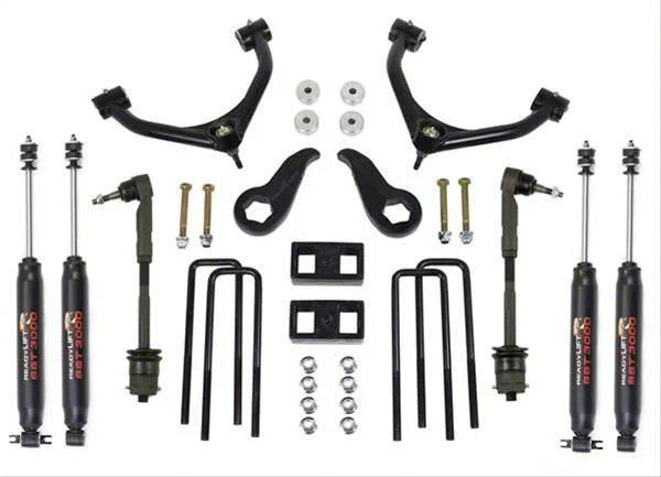 ReadyLIFT 3.50-Inch Front / 1-Inch Rear SST Suspension Lift Kit with Fabricated Control Arms and SST3000 Shocks (11-19 Silverado 2500 HD)