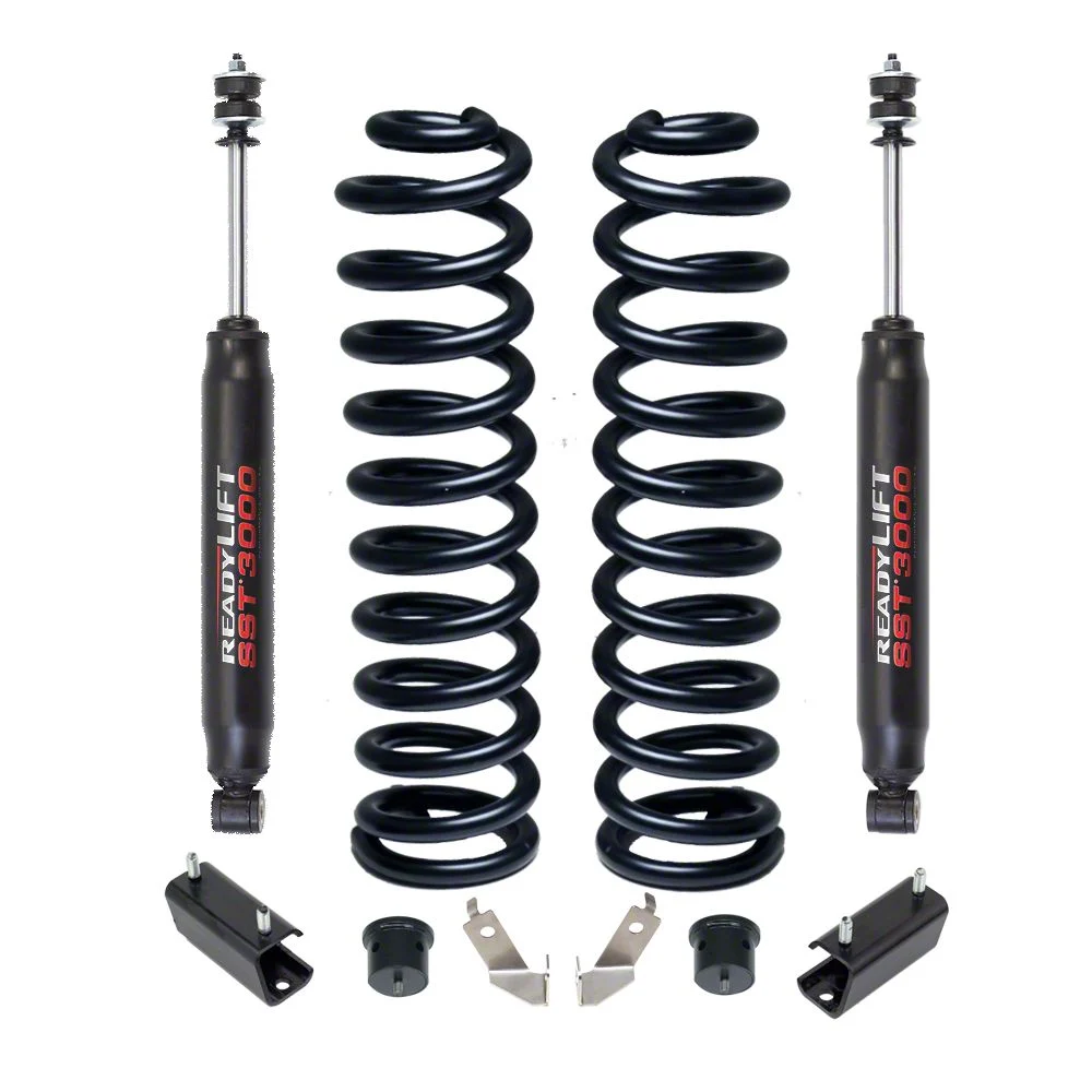 ReadyLIFT 2.50-Inch Coil Spring Front Suspension Lift Kit with SST3000 Front Shocks (11-19 4WD 6.7L Powerstroke F-250 Super Duty)